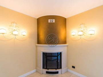 Fireplace 17 - Corner natural stone fireplace by GH LAZZERINI - view 3